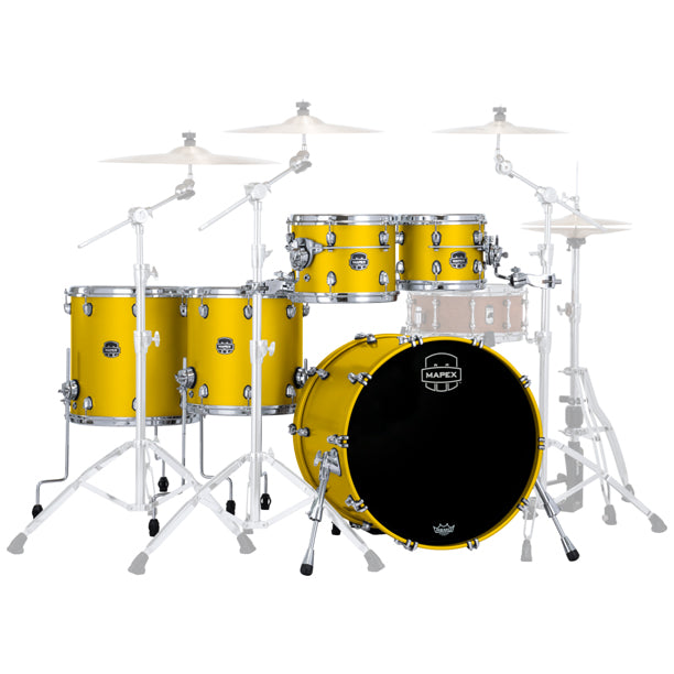 Mapex Saturn Evolution 5-Piece Shell Pack (22,10,12,14,16) - Tuscan Yellow