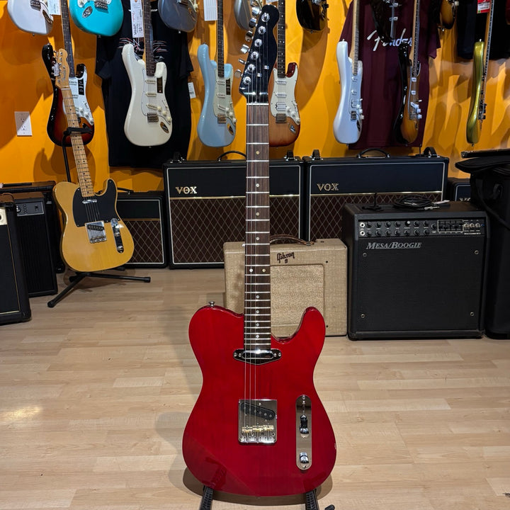 No Name - Tele Parts Caster w/ Fender CS Pickup Set (Ash - Trans Red - No Case) - USED