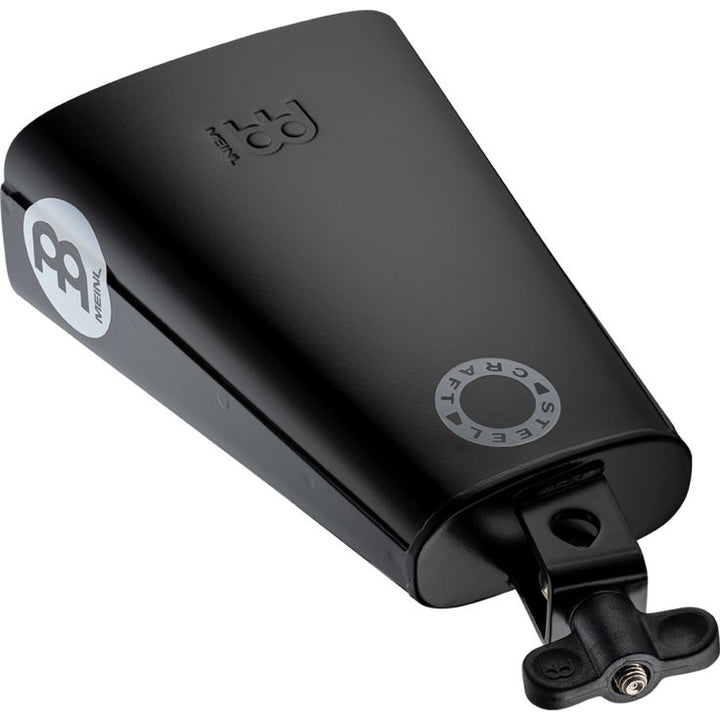 Meinl Percussion 7" Steel Craft Line Cowbell Black powder coated steel Classic Rock Cowbell Big Mouth Low pitch