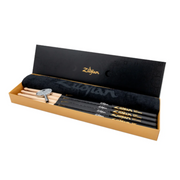 Zildjian SDSP247 Drumsticks 5A DIP 4PR W/ Free Towel, Drumkey