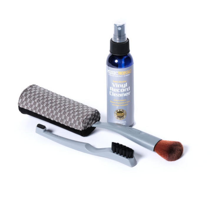 MusicNomad VINYL-RECORD-CARE-KIT 3-Piece Vinyl Record Cleaning & Care Kit