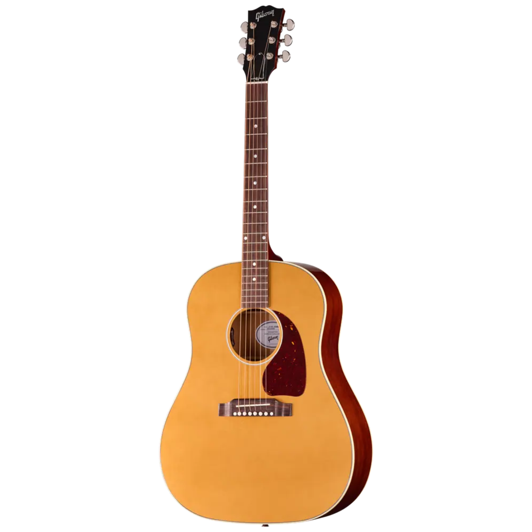 Gibson J-45 Standard Acoustic/Electric Guitar with Hardshell Case - Gold Top