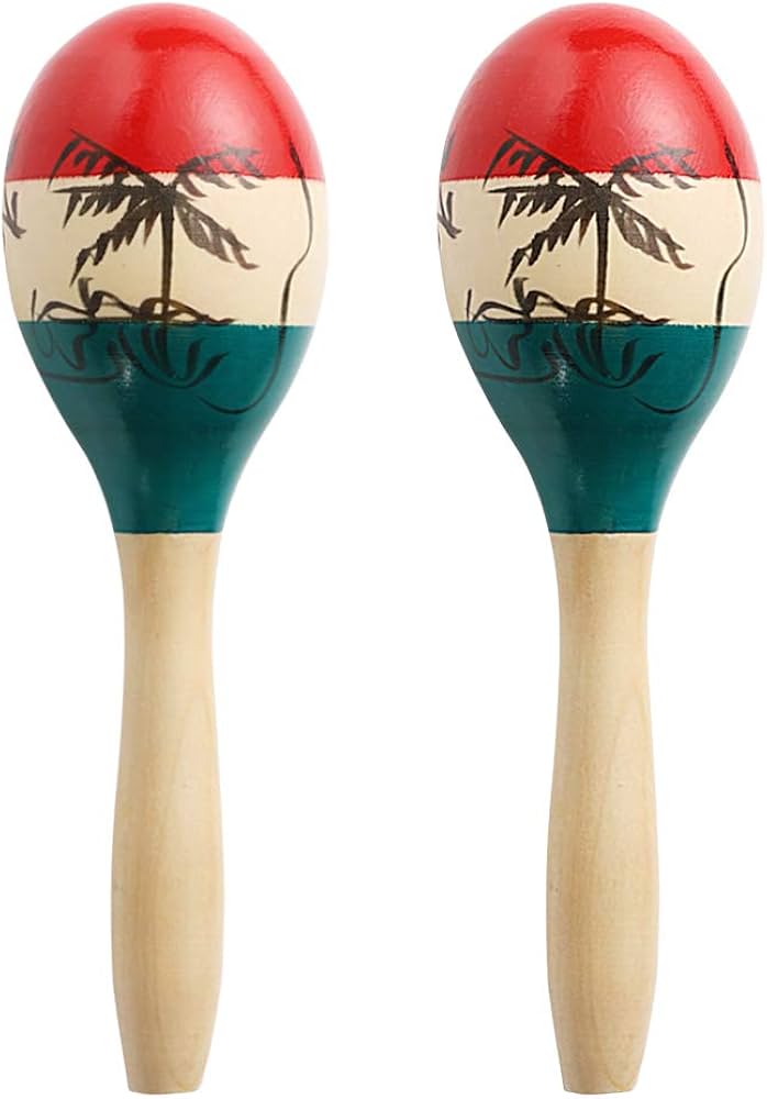 Granite Percussion Large Scale Maraca-10 In. Floral
