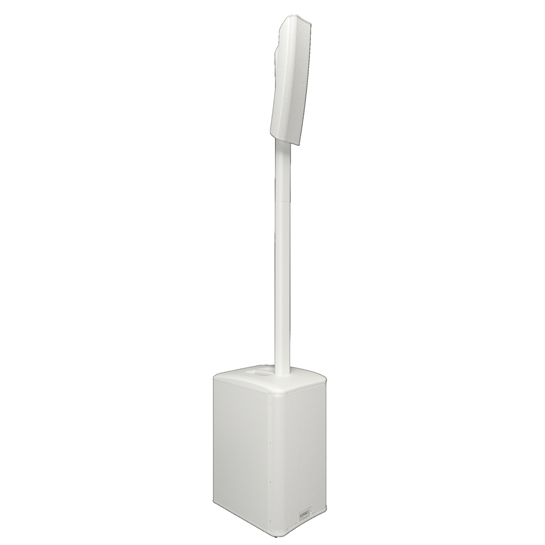 QSC KC12-WH 12" 3-Way Column Loudspeaker System with Bluetooth - White