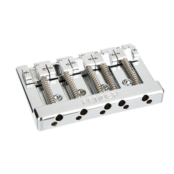 Fender HiMass 5-String Bass Wide Bridge Assembly With Zinc Saddles - Chrome