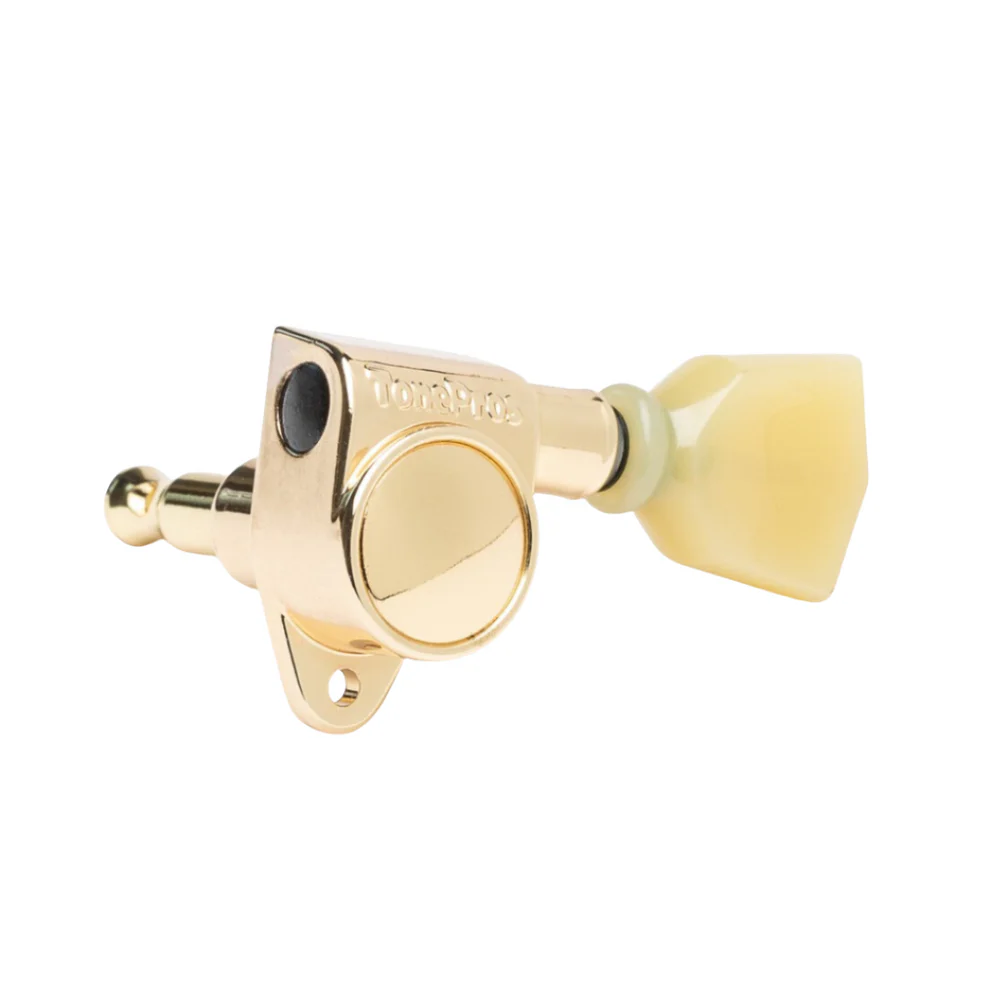 Allparts TK-7102-002 Tonepros GKH330 Tuning Keys, 3x3, Set of 6 - Gold