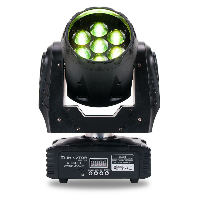Eliminator Stealth Wash Zoom 7x12w Moving Head