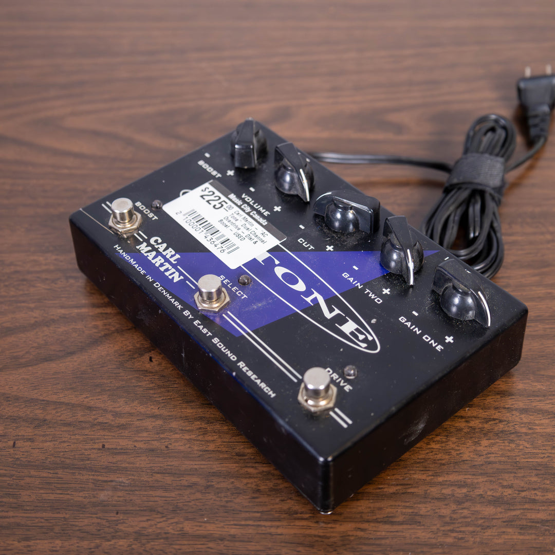 Carl Martin - "AC Tone"  Dual Channel Overdrive & Distortion w/ Boost (No Box) - USED