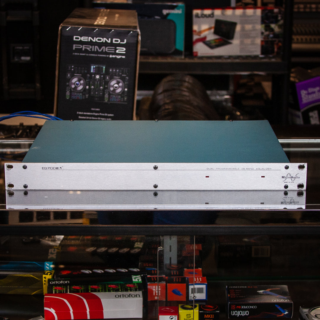 MicroAudio EQ POD 2.1 Dual Programmable 28 Band Equalizer - Used