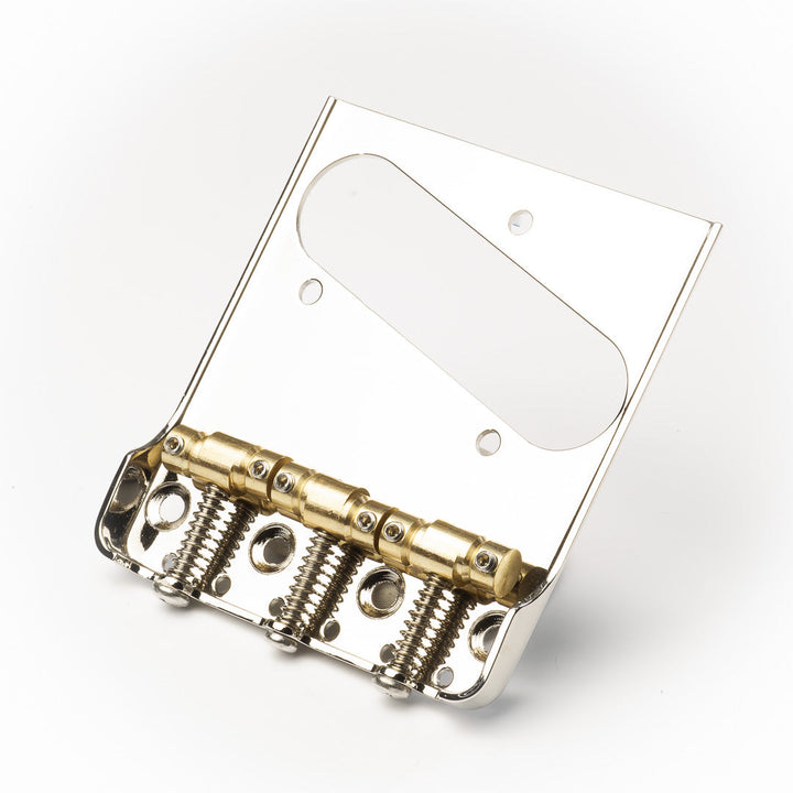 Allparts TB-5135-001 Bridge for Telecaster® with Advanced Plating Compensated Saddles