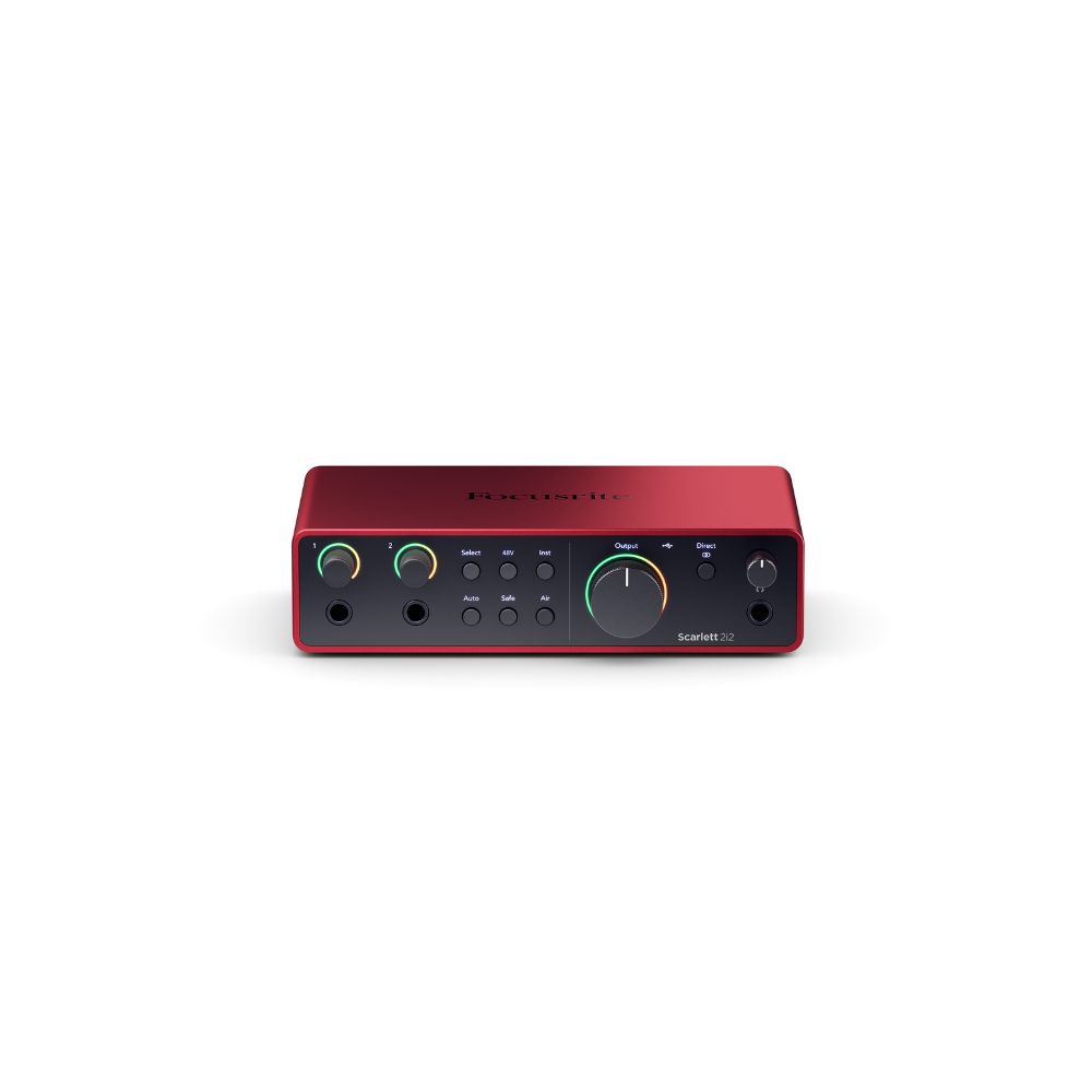 Focusrite Scarlett 2i2 4th Gen USB Audio Interface