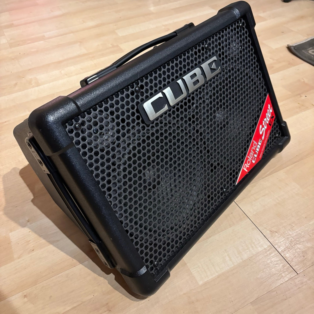 Roland - CUBE Street EX - 50 Watt Instrument Amp  w/ Roland PWR Supply & User Guide - USED