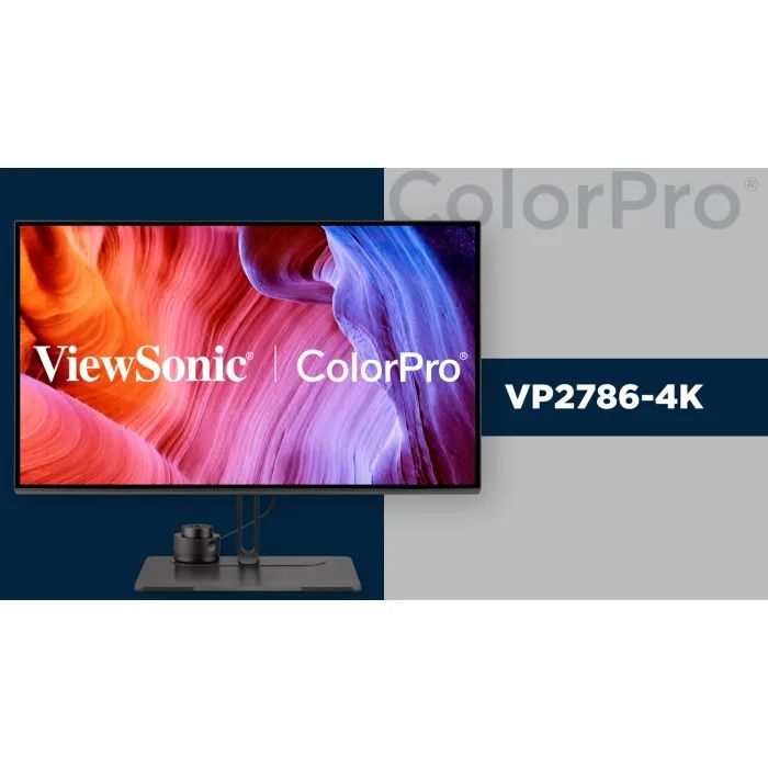 Viewsonic VP2786-4K 27" ColorPro Monitor  4K UHD, USB-C 90W, Integrated ColorPro Wheel