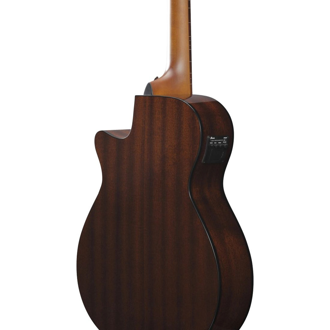 Ibanez AEGB24FEMHS Acoustic/Electric Fretless Bass Guitar - Mahogany Sunburst