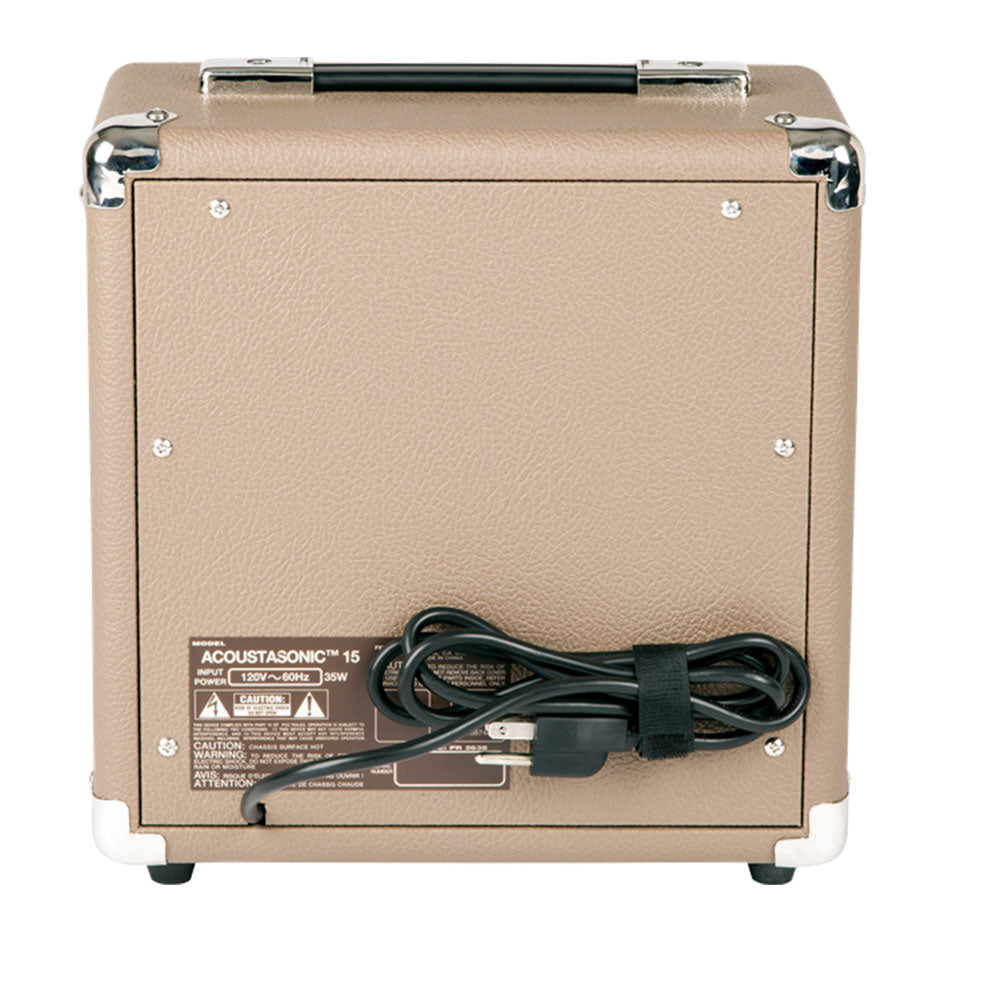 Fender Acoustasonic 15 2-Channel Combo Amp - Brown and Wheat