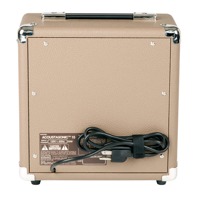 Fender Acoustasonic 15 2-Channel Combo Amp - Brown and Wheat