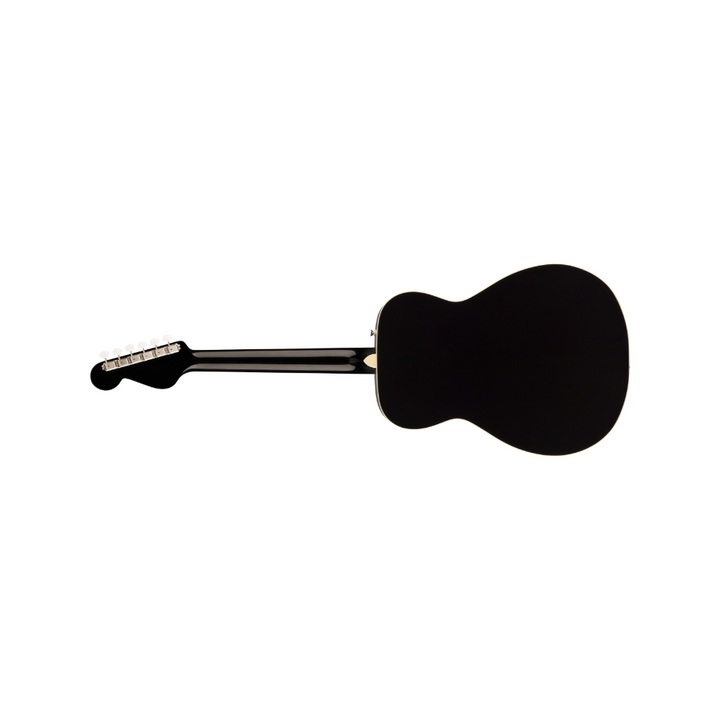 Fender California Series Malibu Vintage Ovangkol Fingerboard Gold Pickguard - Black