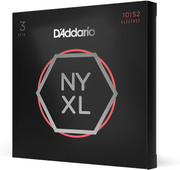 D'Addario NYXL1052-3P - NYXL Electric Guitar Strings, Light/Heavy 10-52 (3-Pack)