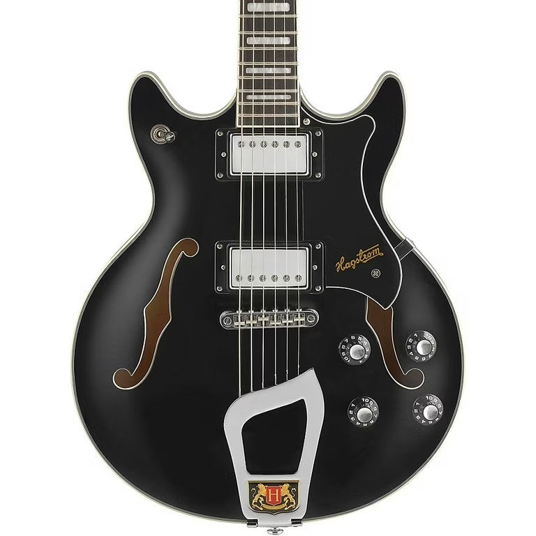 Hagstrom Alv-blk Alvar Electric Guitar - Black Gloss