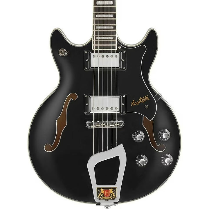 Hagstrom Alv-blk Alvar Electric Guitar - Black Gloss