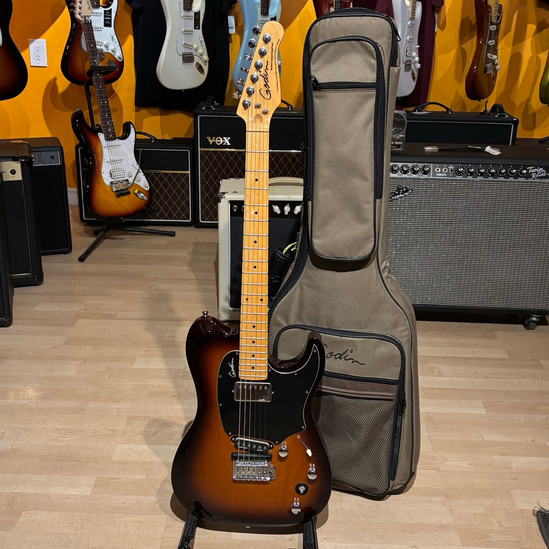 Godin - Session Custom Triple Play w/ DLX Godin Gig Bag (2TSB - MINT - 2013) - USED