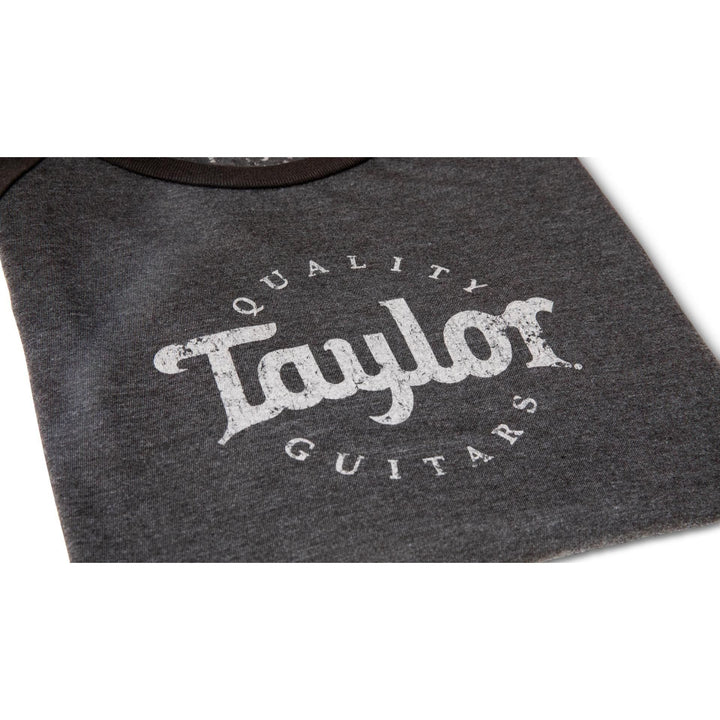 Taylor Ladies Baseball T,Black/Black Frost-M