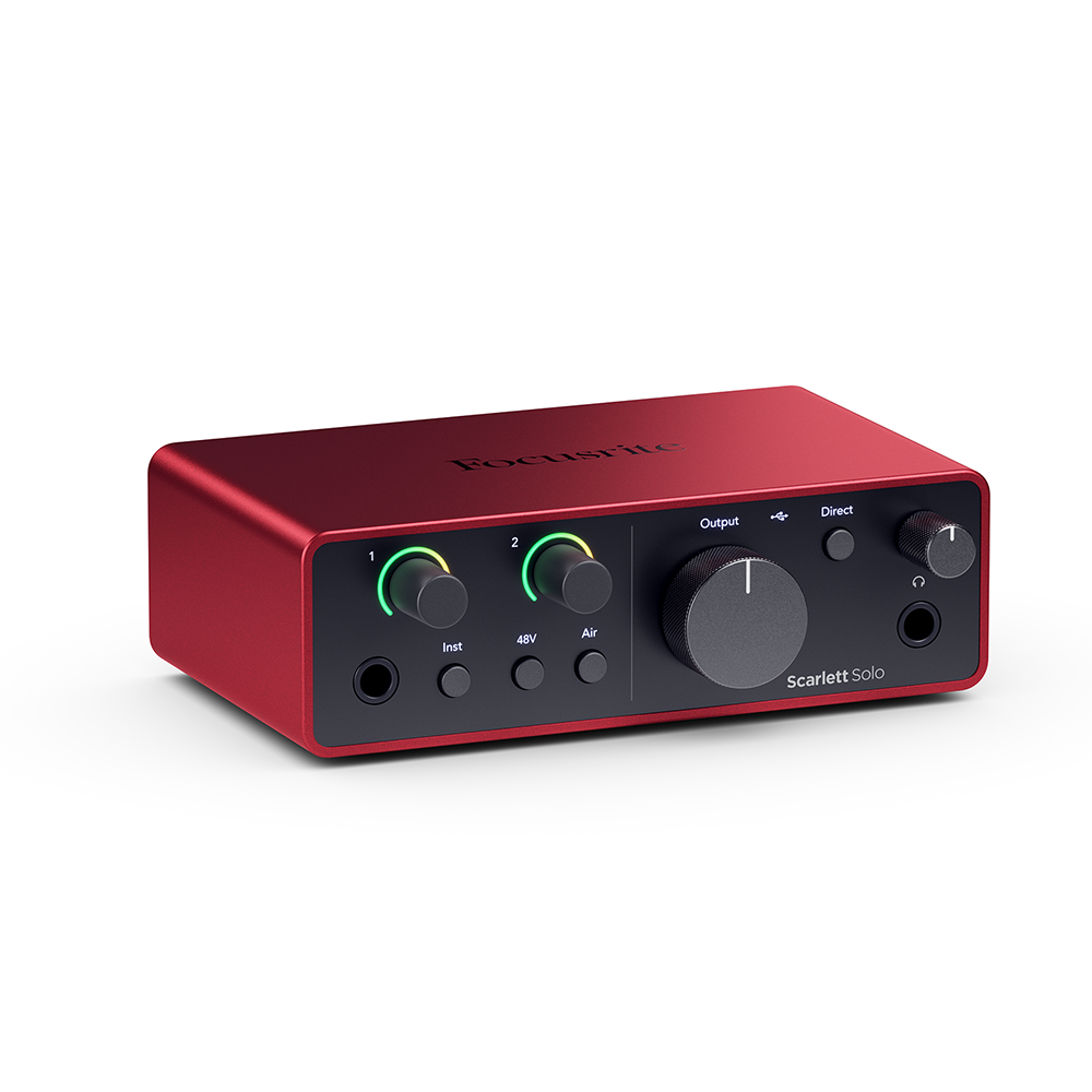 Focusrite Scarlett Solo 4th Gen USB Audio Interface – Music City