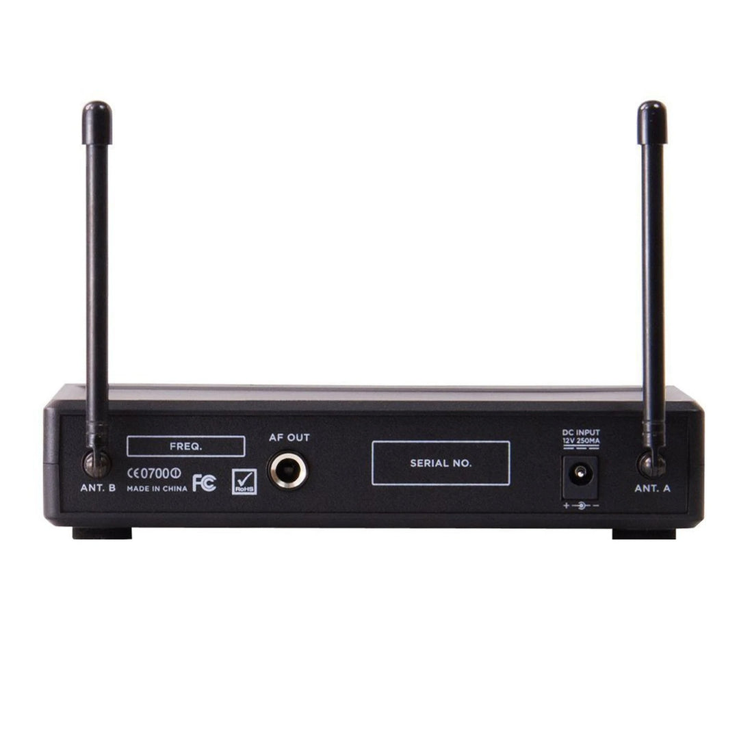Gemini UHF-02HL Dual-Channel UHF Wireless Microphone System - Lavalier / Headset (S12 517.6+521.5)