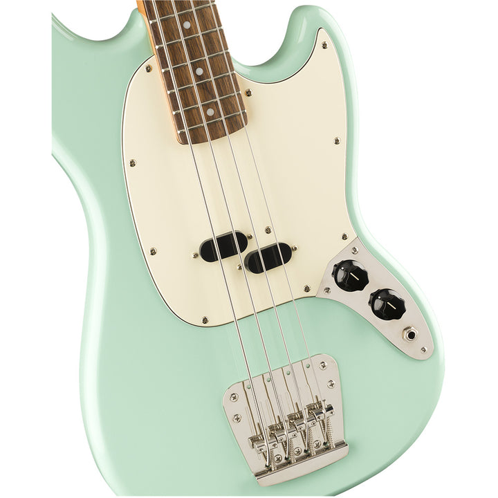 Squier Classic Vibe '60s Mustang Bass Laurel Fingerboard Electric Bass Guitar - Surf Green