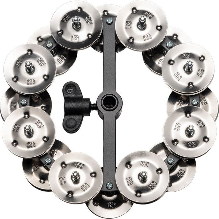 Meinl Percussion 5" HeadlinerÂ® Series Hihat Tambourine Dual row Stainless steel jingles