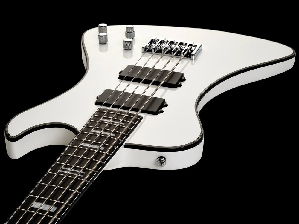 Hagstrom Nekr4-wht Nekromant Electric Bass - White Gloss