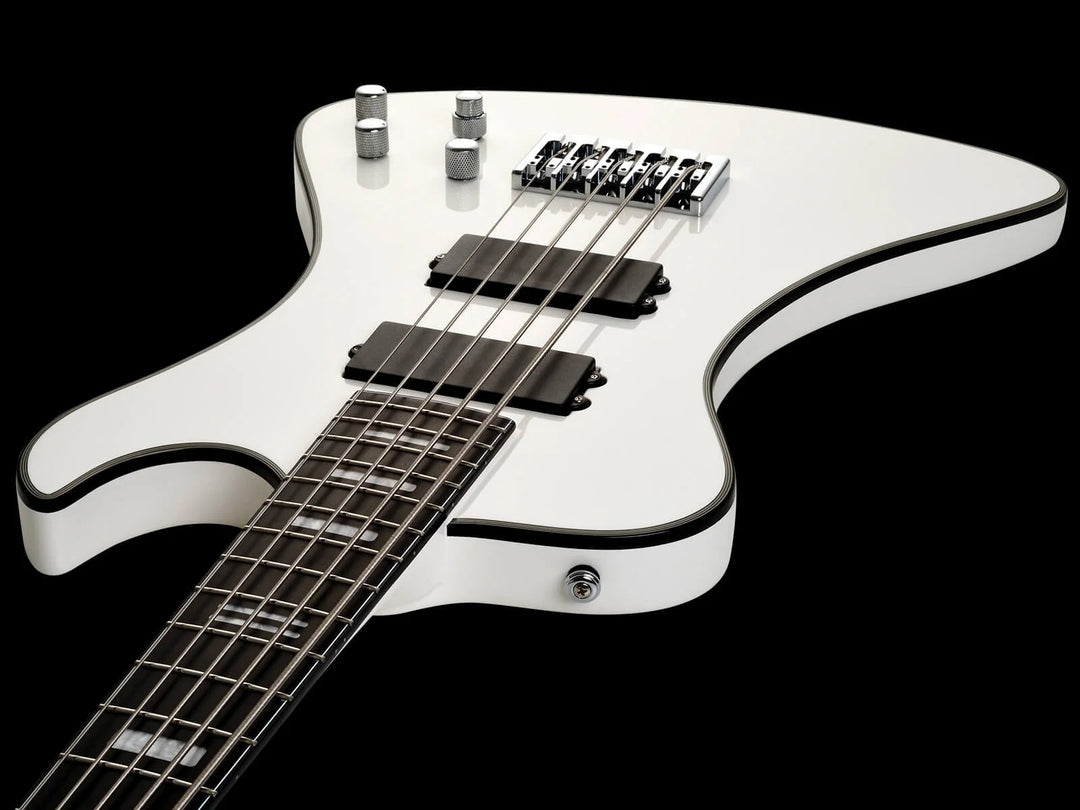 Hagstrom Nekr4-wht Nekromant Electric Bass - White Gloss