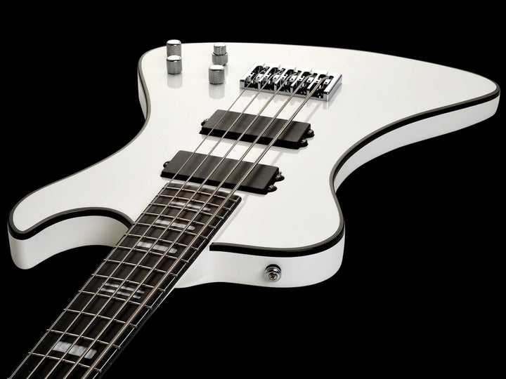 Hagstrom Nekr4-wht Nekromant Electric Bass - White Gloss