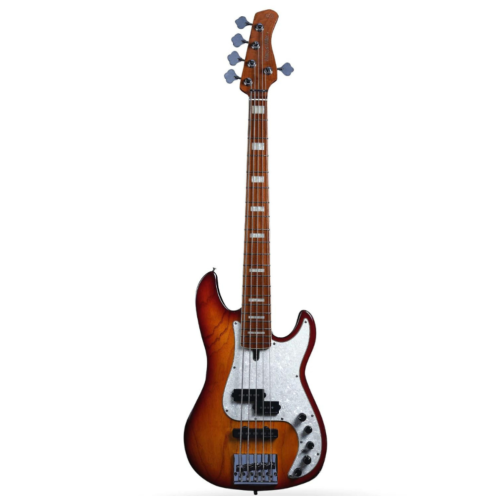Sire P8 5-String Fretless Bass - Tobacco Burst