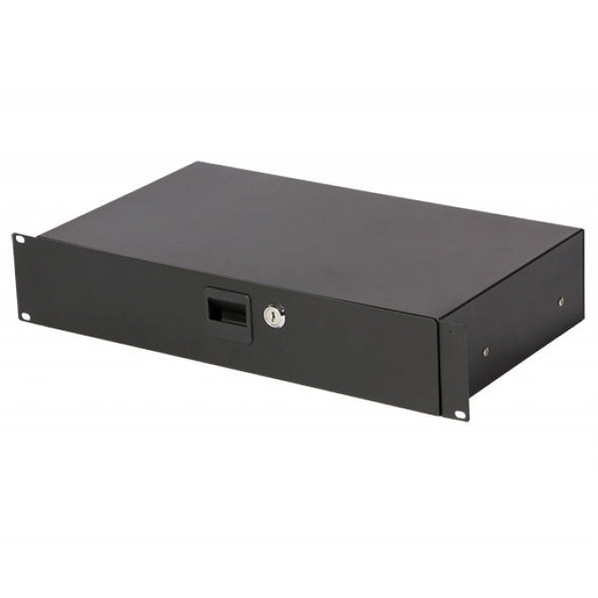 On-Stage RDLS2000 2U Locking Rack Drawer - Shallow