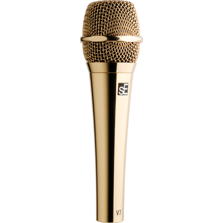 sE Electronics SE-V7GOLD Handheld Supercardioid Dynamic Microphone (Gold)