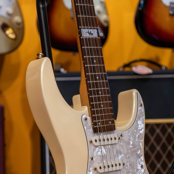 Fernandes - LA55-KK "Ken Kitamura" Signature HSS -Reverse HS "Arctic White"  (No Case or Bag) - MIJ - 1990's