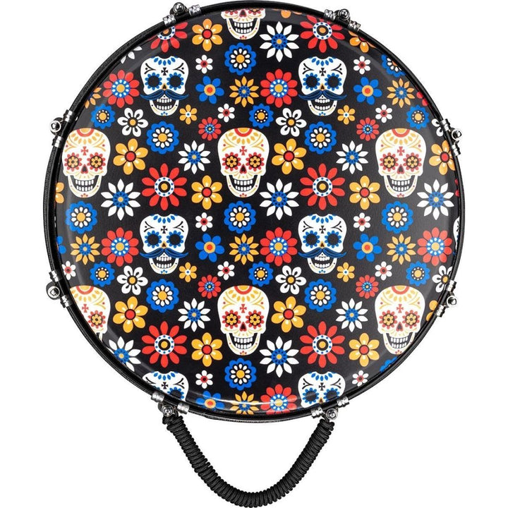 Meinl 14'' Jumbo Djembe with Matching Synthetic Designer Head, Day of the Dead