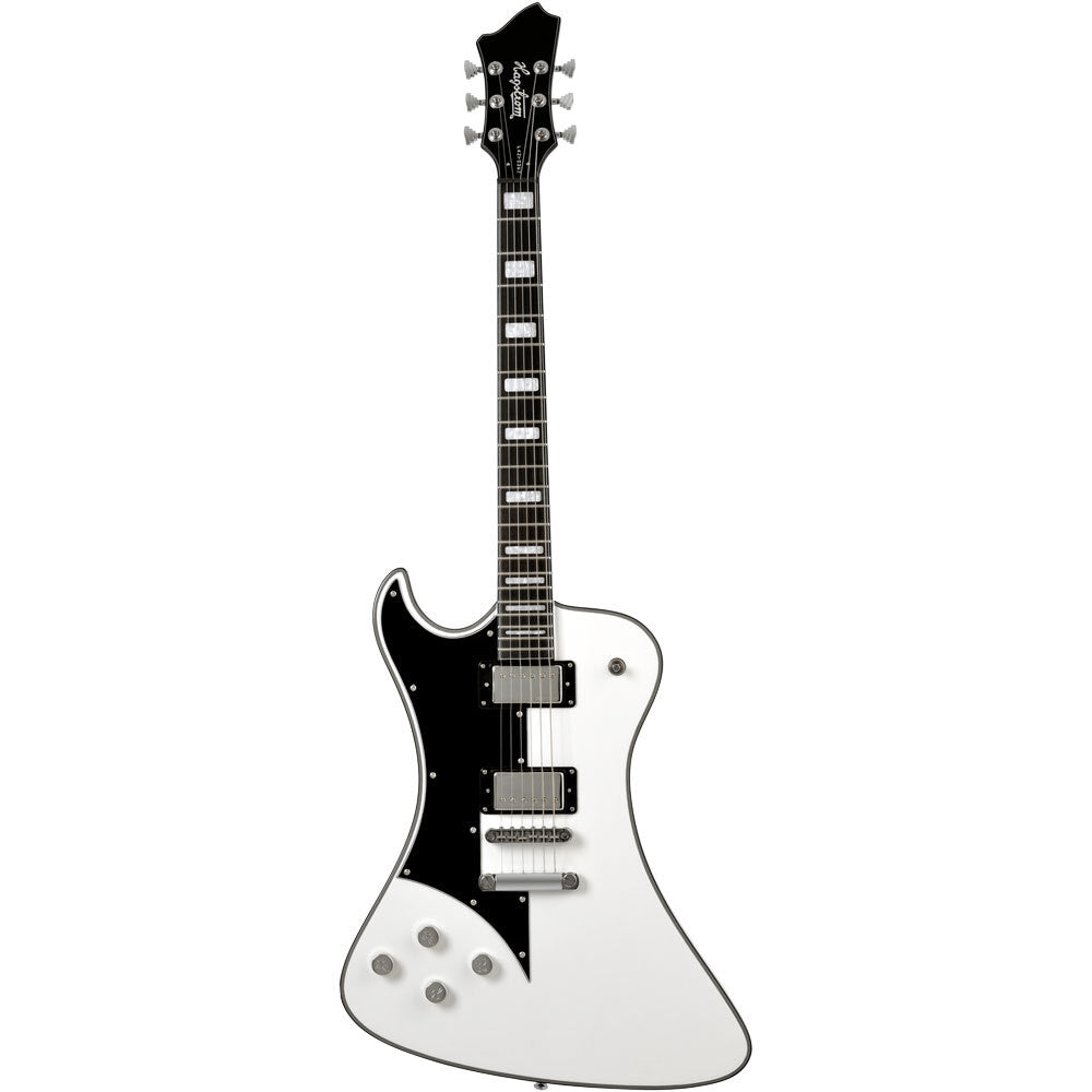 Hagstrom Fant-l-wht Fantomen Electric Guitar - White Gloss Lh