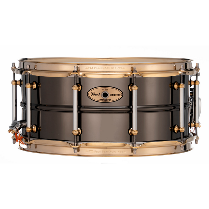 Pearl STHNSF1465 Pearl Limited Edition Black Nickel over Brass Sensitone Snare Drum