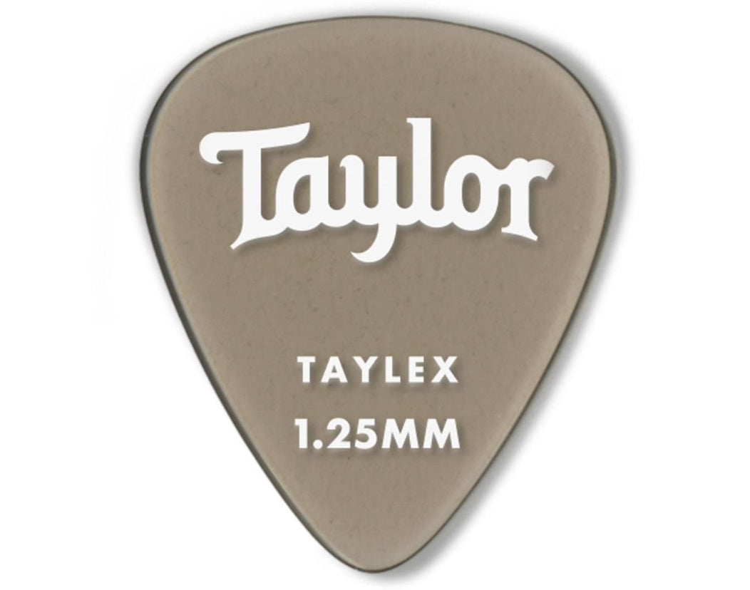 Taylor Picks,Taylex,351-1.25mm Smoke Grey,6-pc