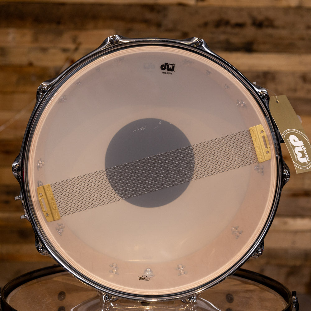 DW-DDLM0614SSBS-  Design Series Snare Drum 6x14 Matte Lacquer - Blue Slate