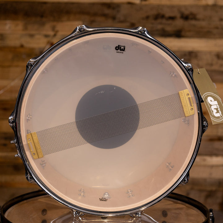 DW-DDLM0614SSBS-  Design Series Snare Drum 6x14 Matte Lacquer - Blue Slate