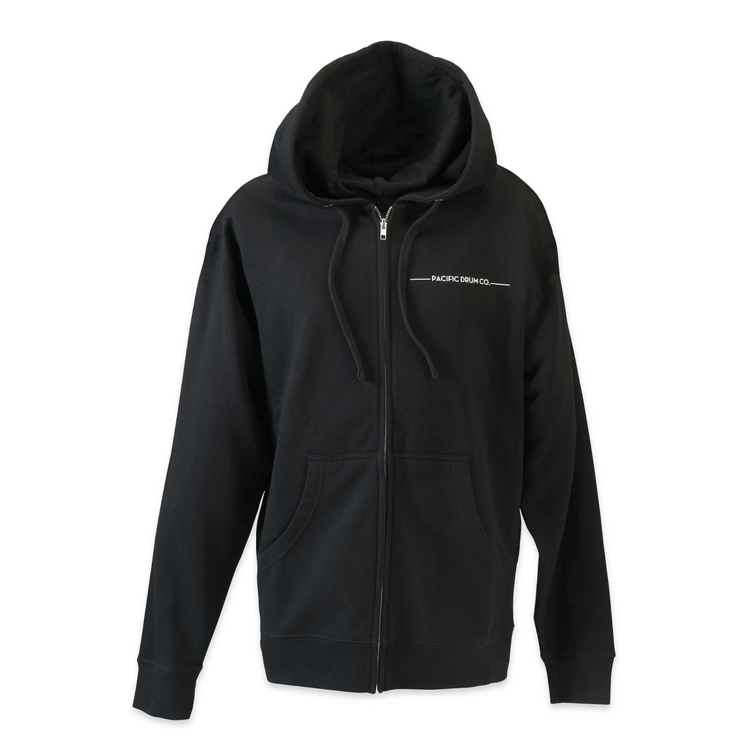 PDP  PR25CBH-L- PDP Cali Bear Zip Hoodie (Large)