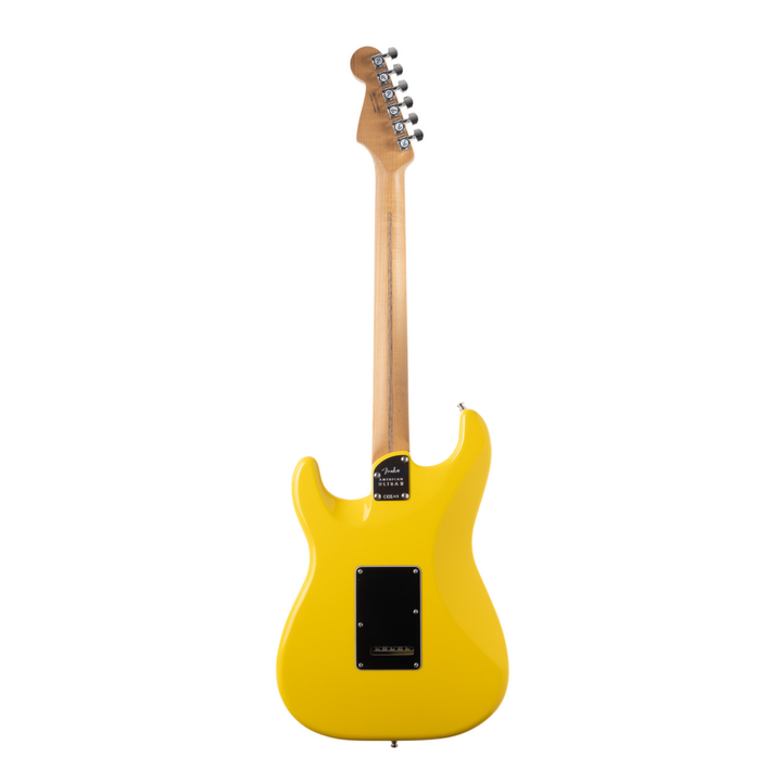 Fender Dealer Exclusive American Ultra II Stratocaster HSS Roasted Maple Fingerboard Electric Guitar (Graffiti Yellow)