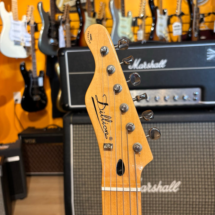 Dillon - LEFTY Tele Custom Copy-  Sunburst/ Maple ( No Case Or Bag) - USED
