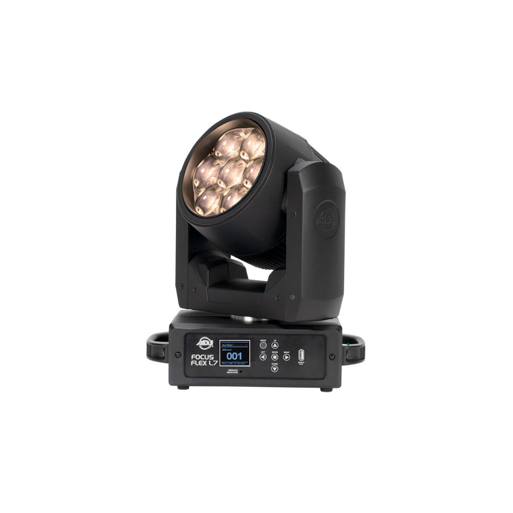 ADJ 7x40W Moving Head Fixture - RGBL w/Motorized Zoom