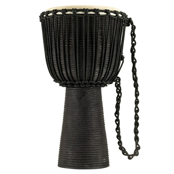 Meinl Percussion 13" Rope Tuned HeadlinerÂ® Series Wood Djembe Black River Series