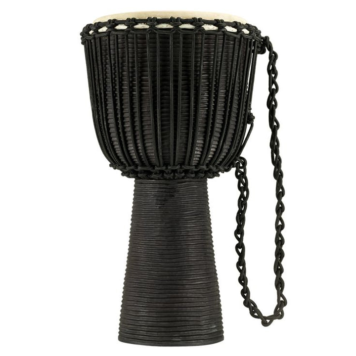 Meinl Percussion 13" Rope Tuned HeadlinerÂ® Series Wood Djembe Black River Series
