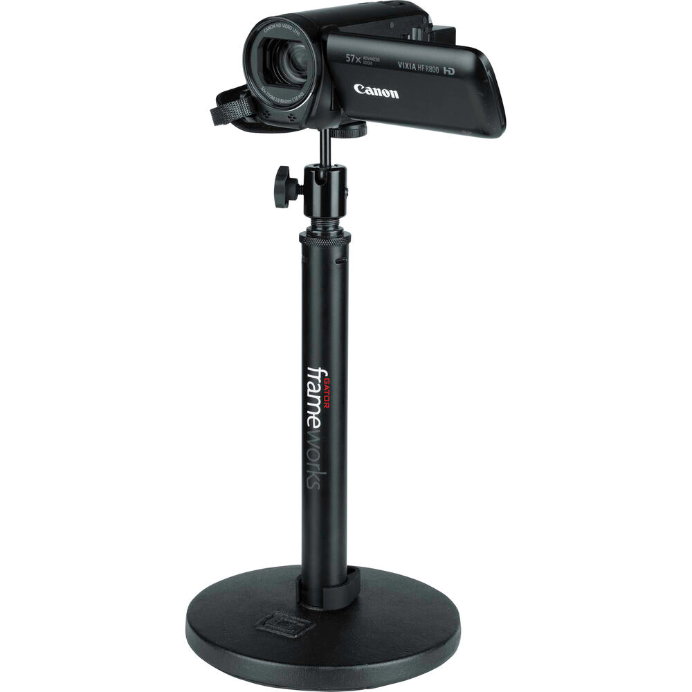 Gator Camera Mount Mic Stand Adapter with Ball-and-Socket Head